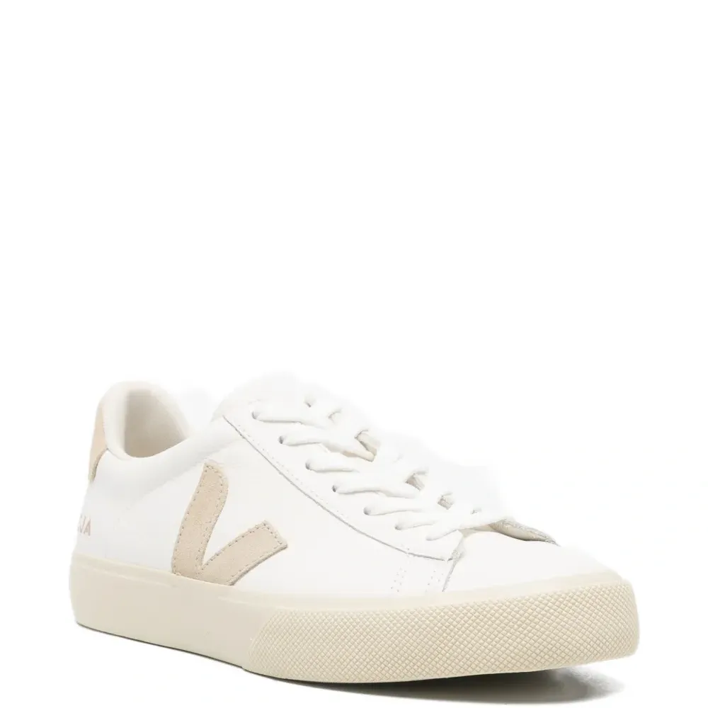 Кожаные кеды Campo с боковым логотипом