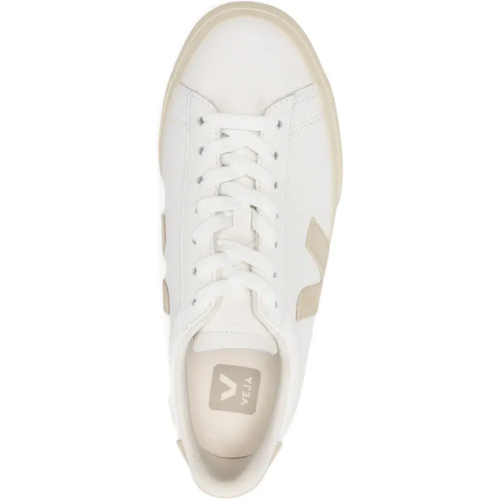 Кожаные кеды Campo с боковым логотипом