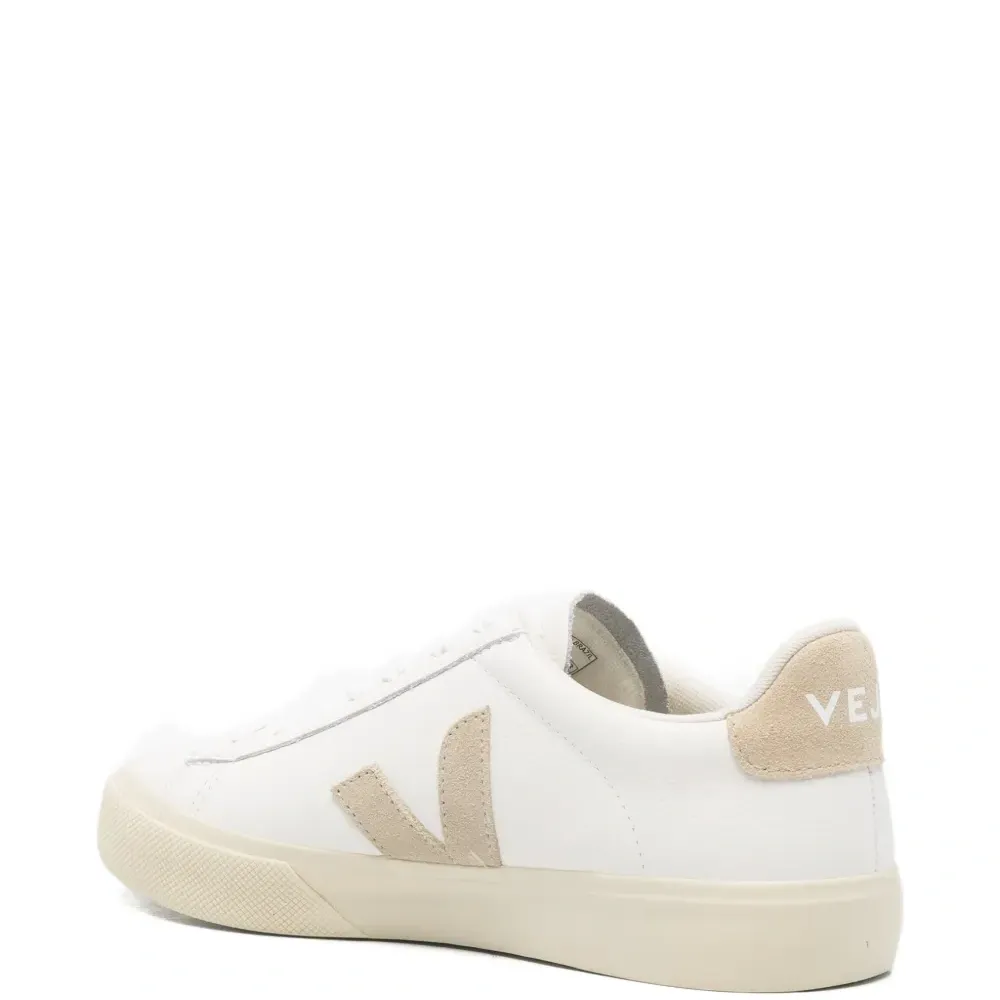 Кожаные кеды Campo с боковым логотипом