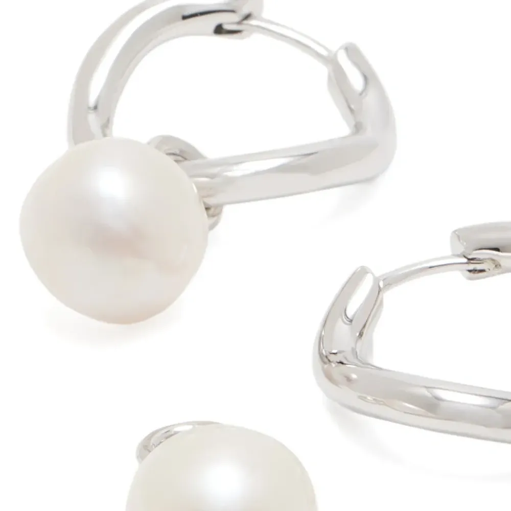 Серьги с подвесками в виде жемчужин Serenity