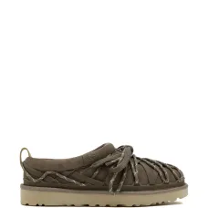 Плетёные босоножки на шнуровке