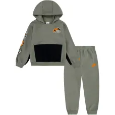 Спортивный костюм с капюшоном и логотипом