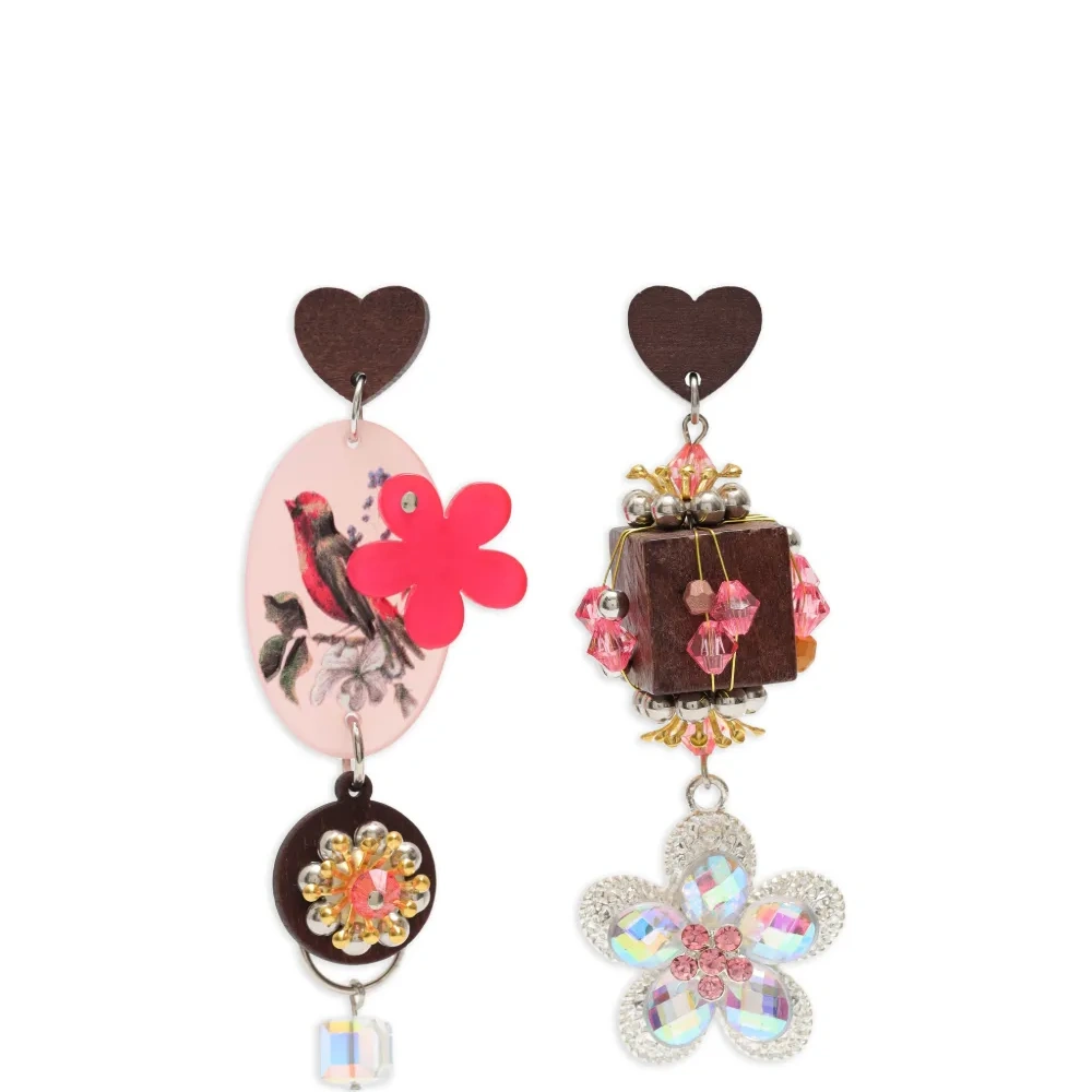 Серьги с сердечным мотивом