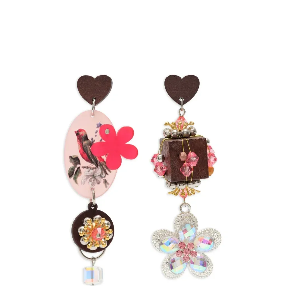 Серьги с сердечным мотивом