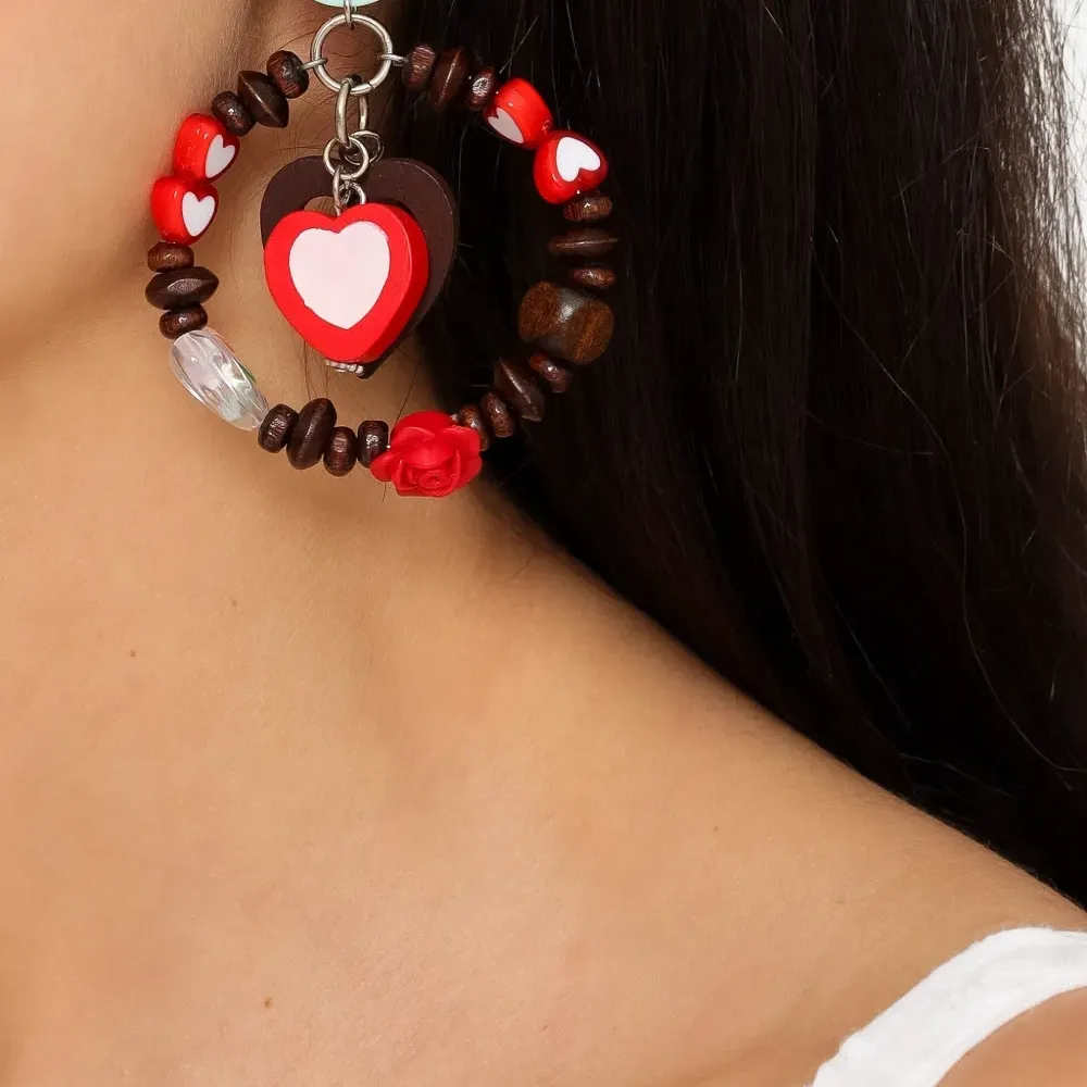 Серьги круглой формы