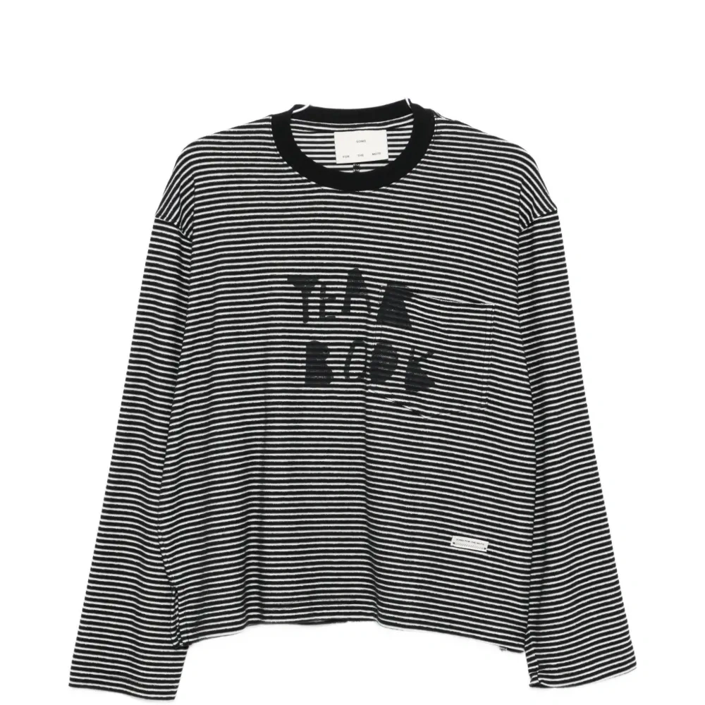 Футболка в полоску с графическим принтом