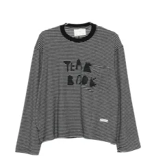 Футболка в полоску с графическим принтом