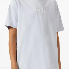 Футболка с проколотым логотипом