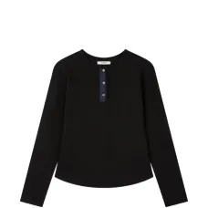 Водолазка в рубчик с длинными рукавами