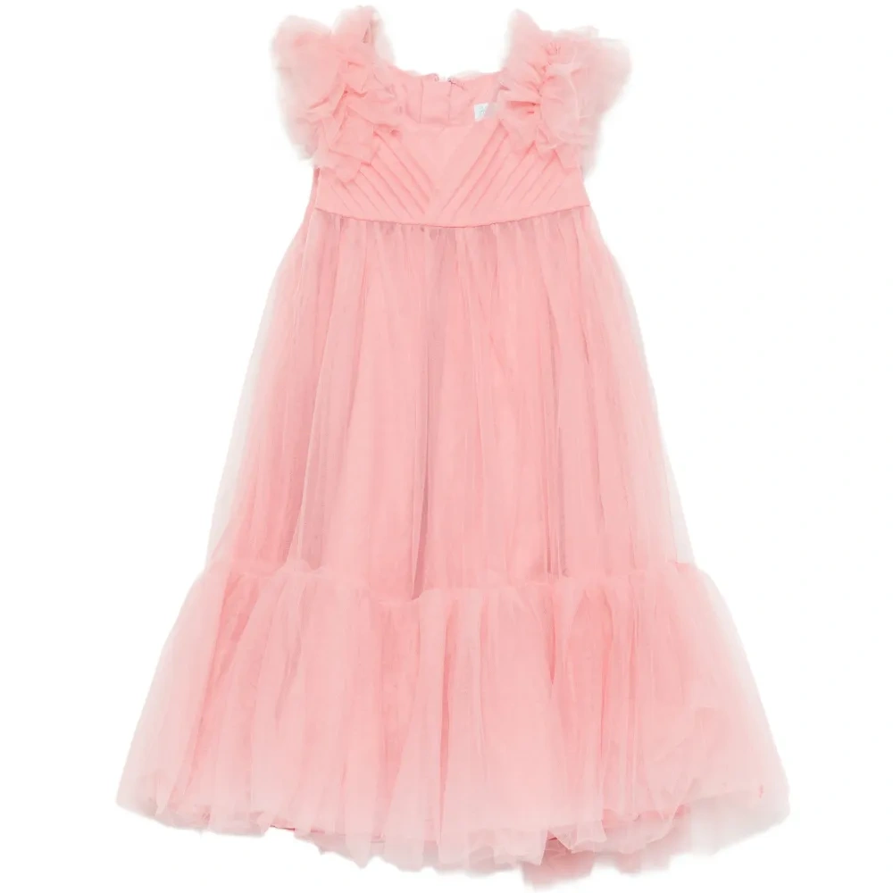 Платье с оборками и ярусами