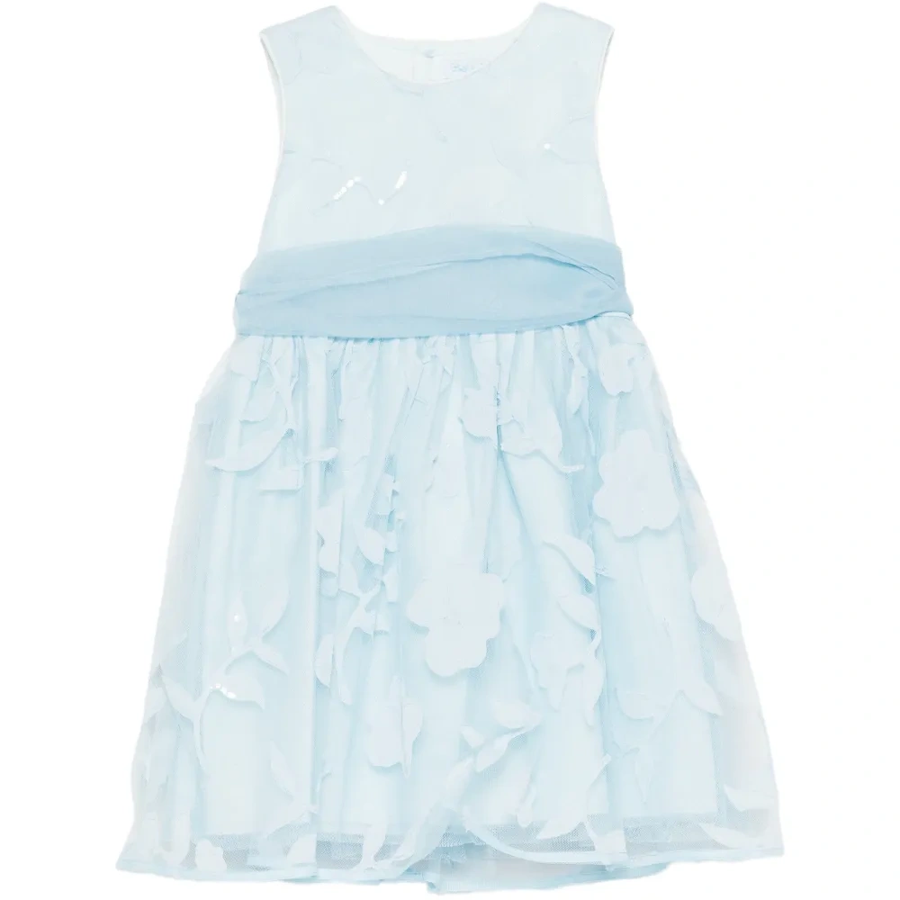 Платье с цветочным бантом