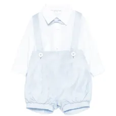 Комплект: рубашка с длинными рукавами и короткий комбинезон