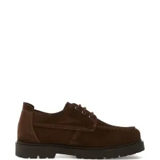 Дерби с шнуровкой в стиле мокасин