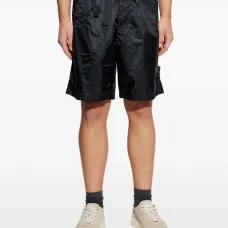 Шорты с ремнём и логотипом