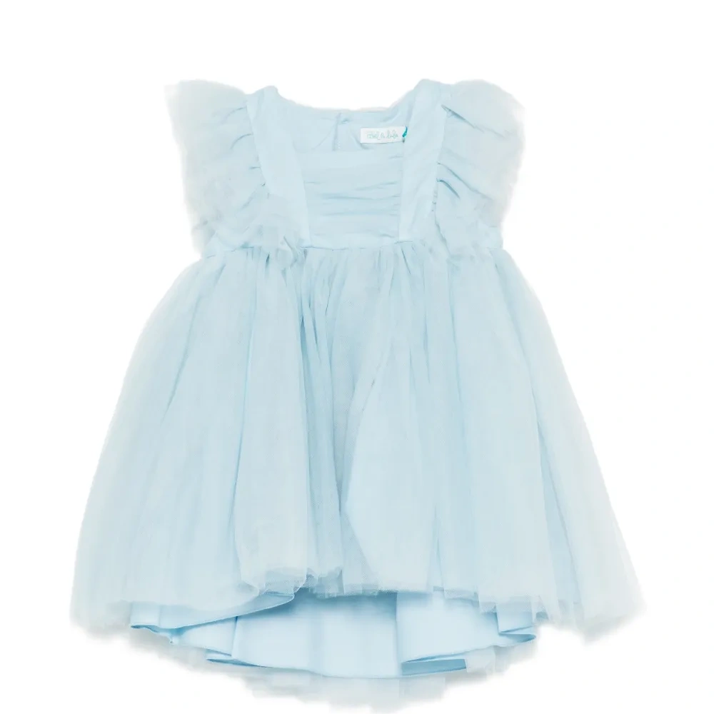 Платье с оборками