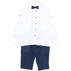 Костюм с шортами и бантом (набор из четырёх предметов)