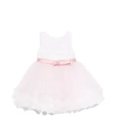 Платье без рукавов с бантом