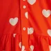 Платье с сердечным узором