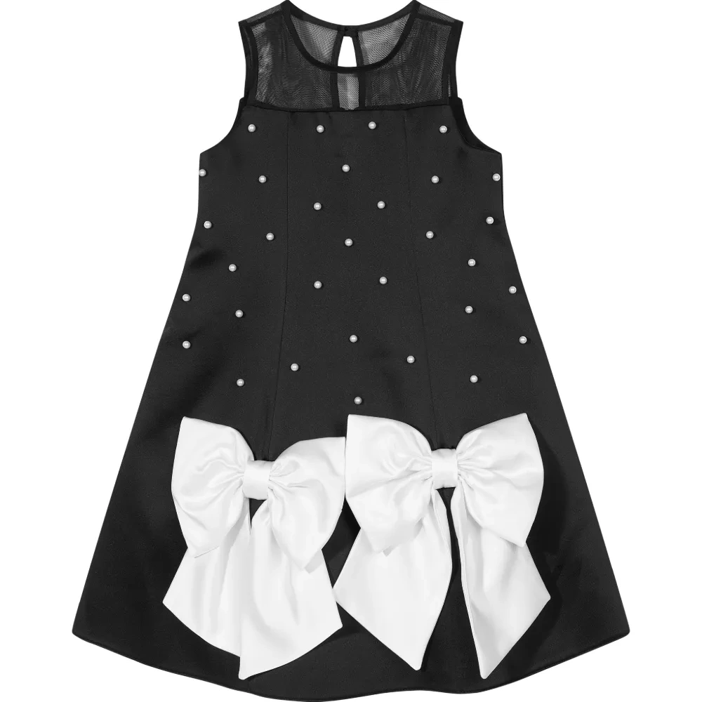 Платье с бантом