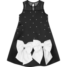 Платье с бантом