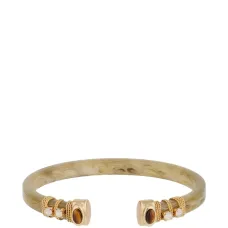 Широкий браслет-кафф с каменной отделкой Sarina Широкий браслет-кафф с каменной отделкой Sarina