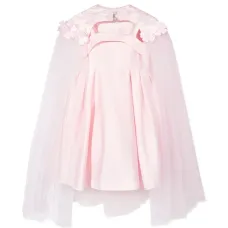 Платье с цветочной аппликацией