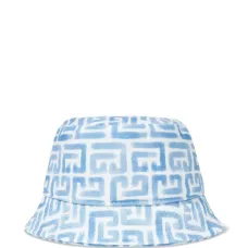 Панама с монограммным узором