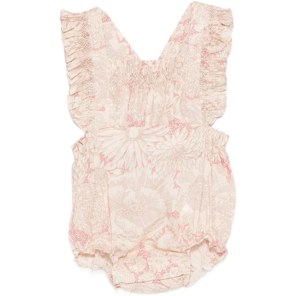 Детская одежда с рюшами и цветочным принтом Детская одежда с рюшами и цветочным принтом