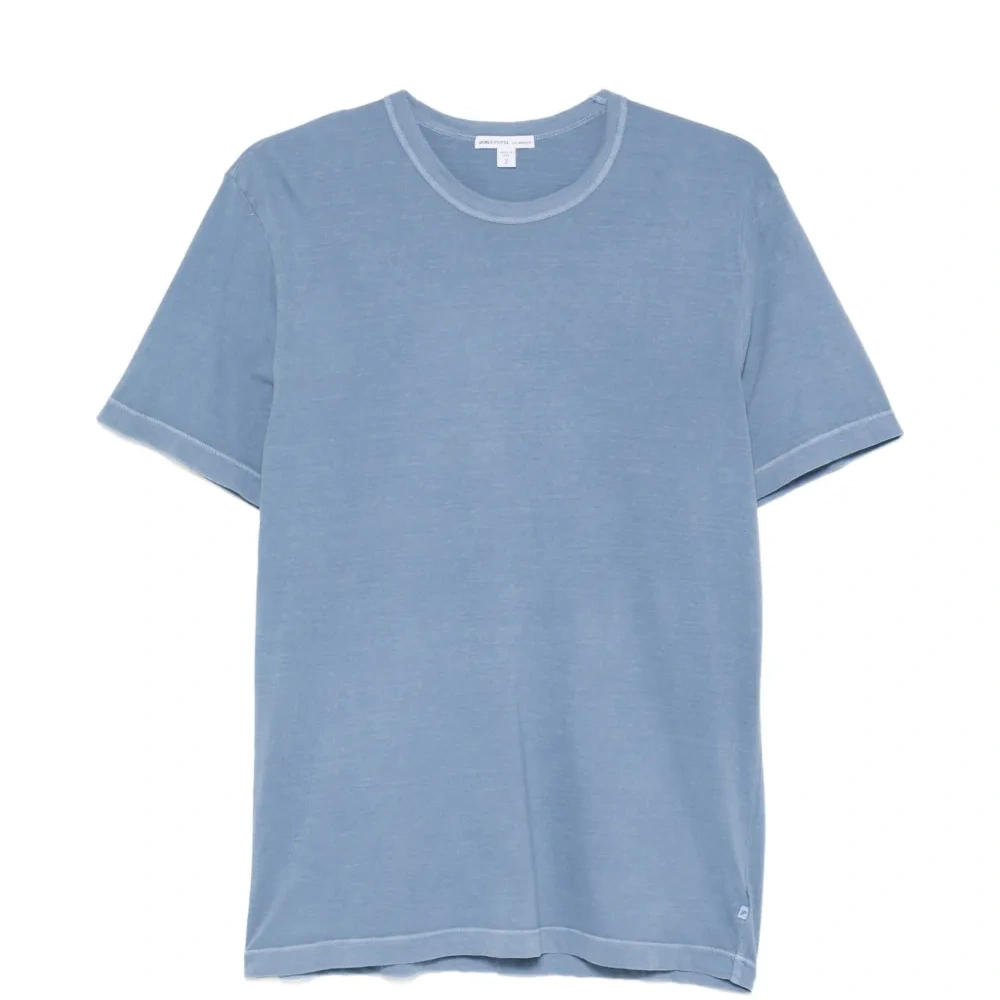 Футболка с круглым вырезом и короткими рукавами