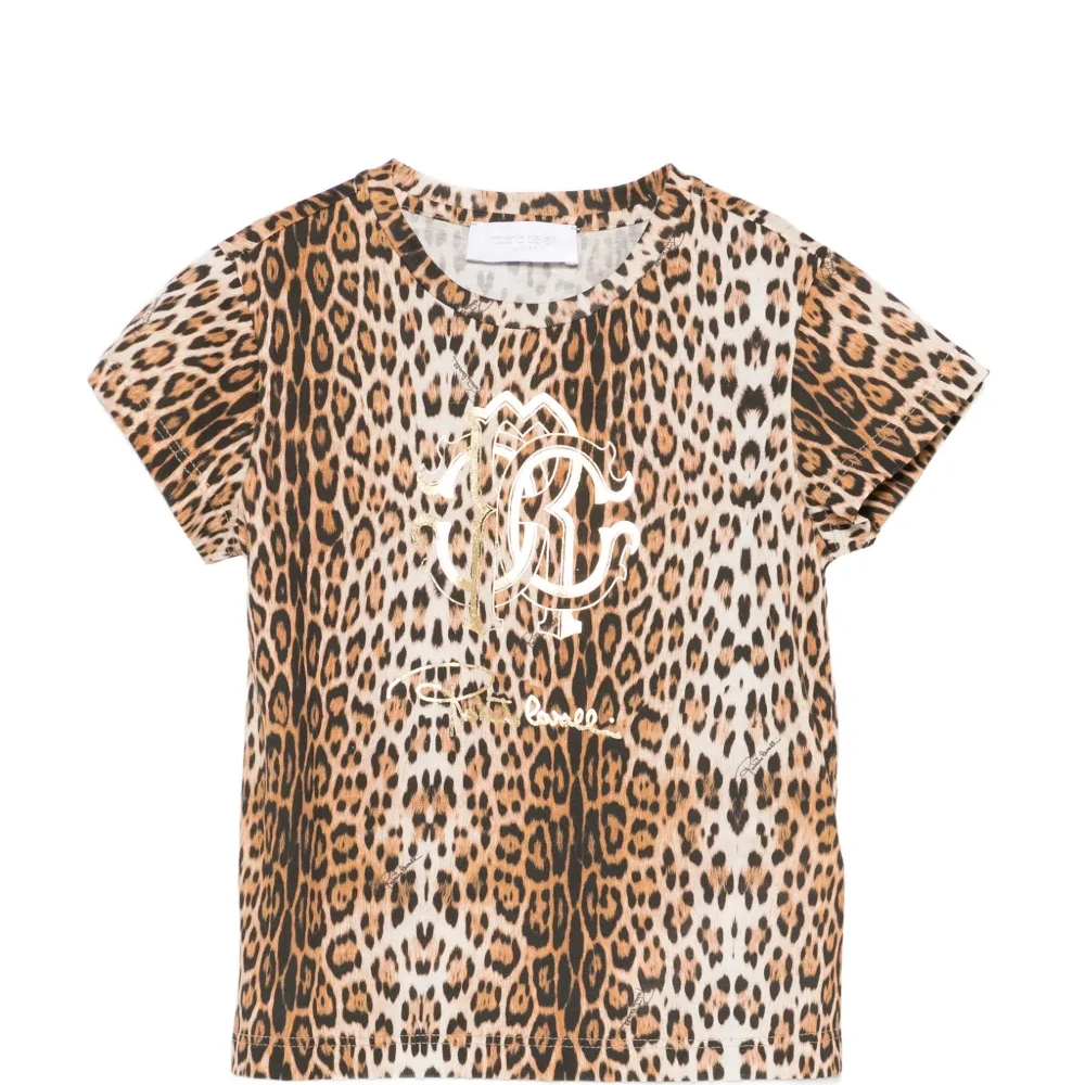 Футболка с леопардовым принтом