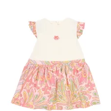 Платье с воланами и узором "пейсли"