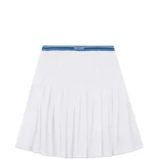 Юбка со складками и логотипом