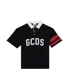 Полосатая рубашка поло с логотипом