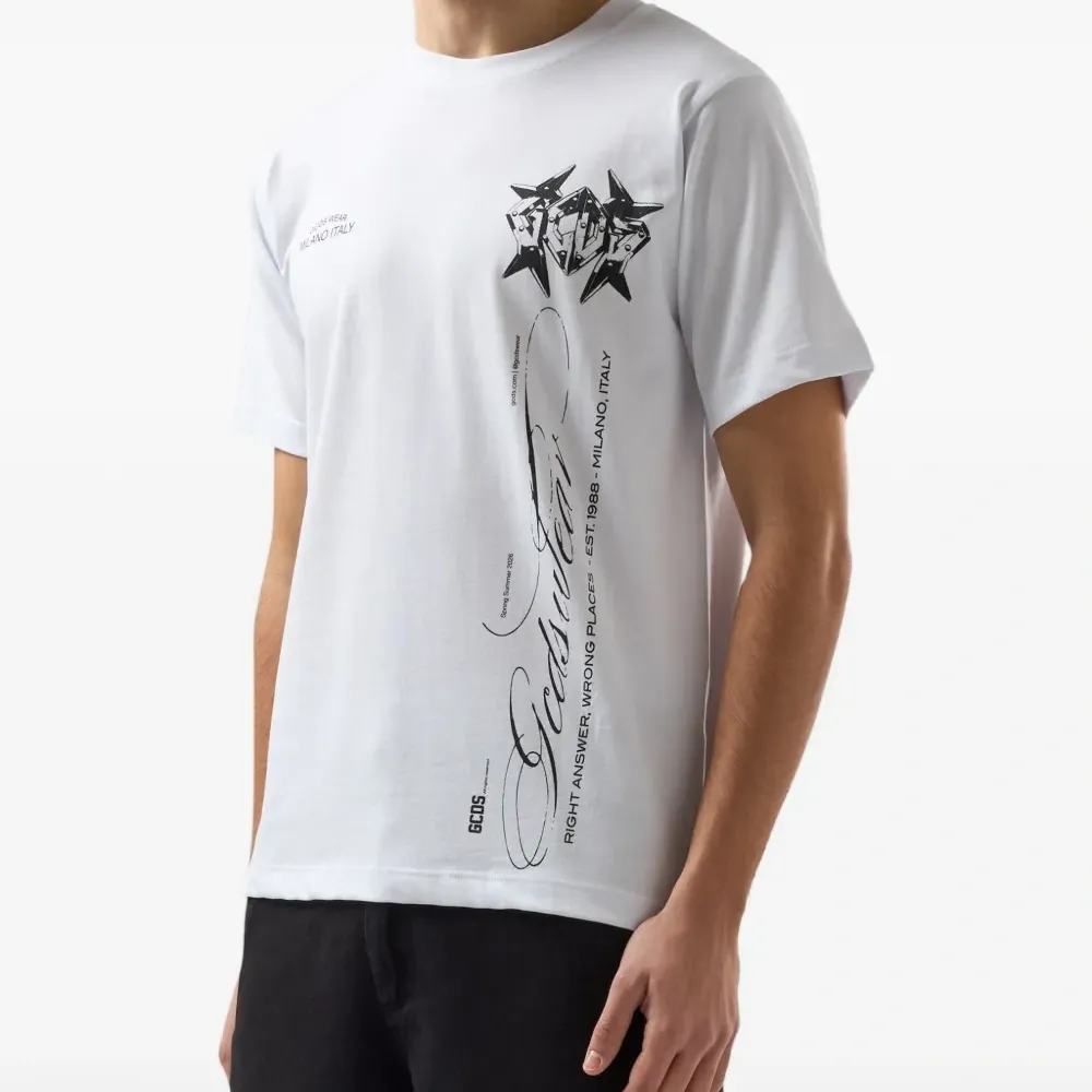 Футболка с короткими рукавами и принтом-логотипом