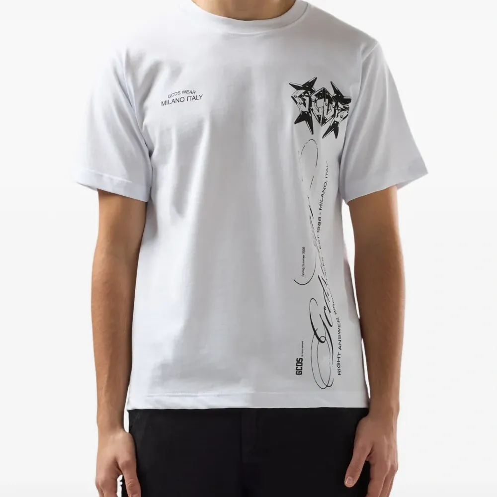 Футболка с короткими рукавами и принтом-логотипом