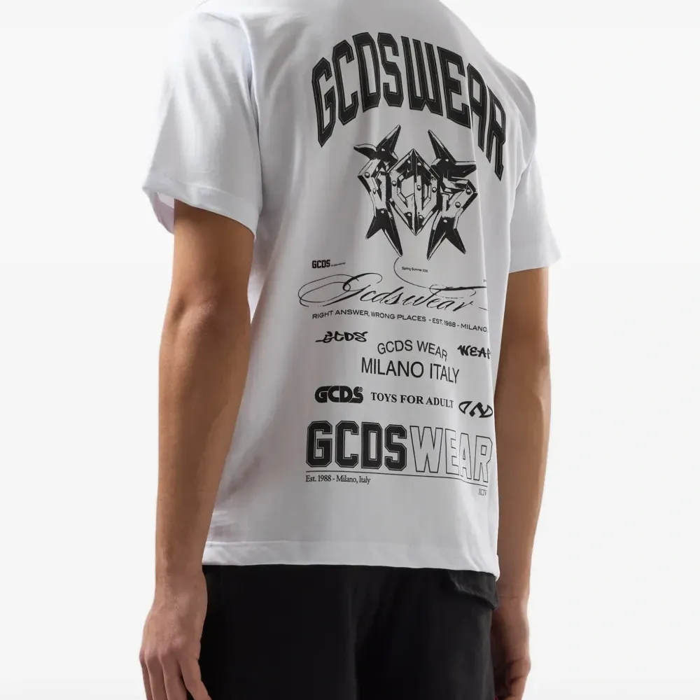 Футболка с короткими рукавами и принтом-логотипом