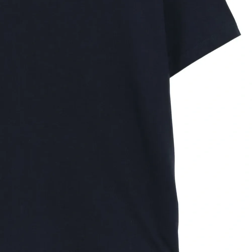 Футболка с круглым вырезом и нашивкой с логотипом