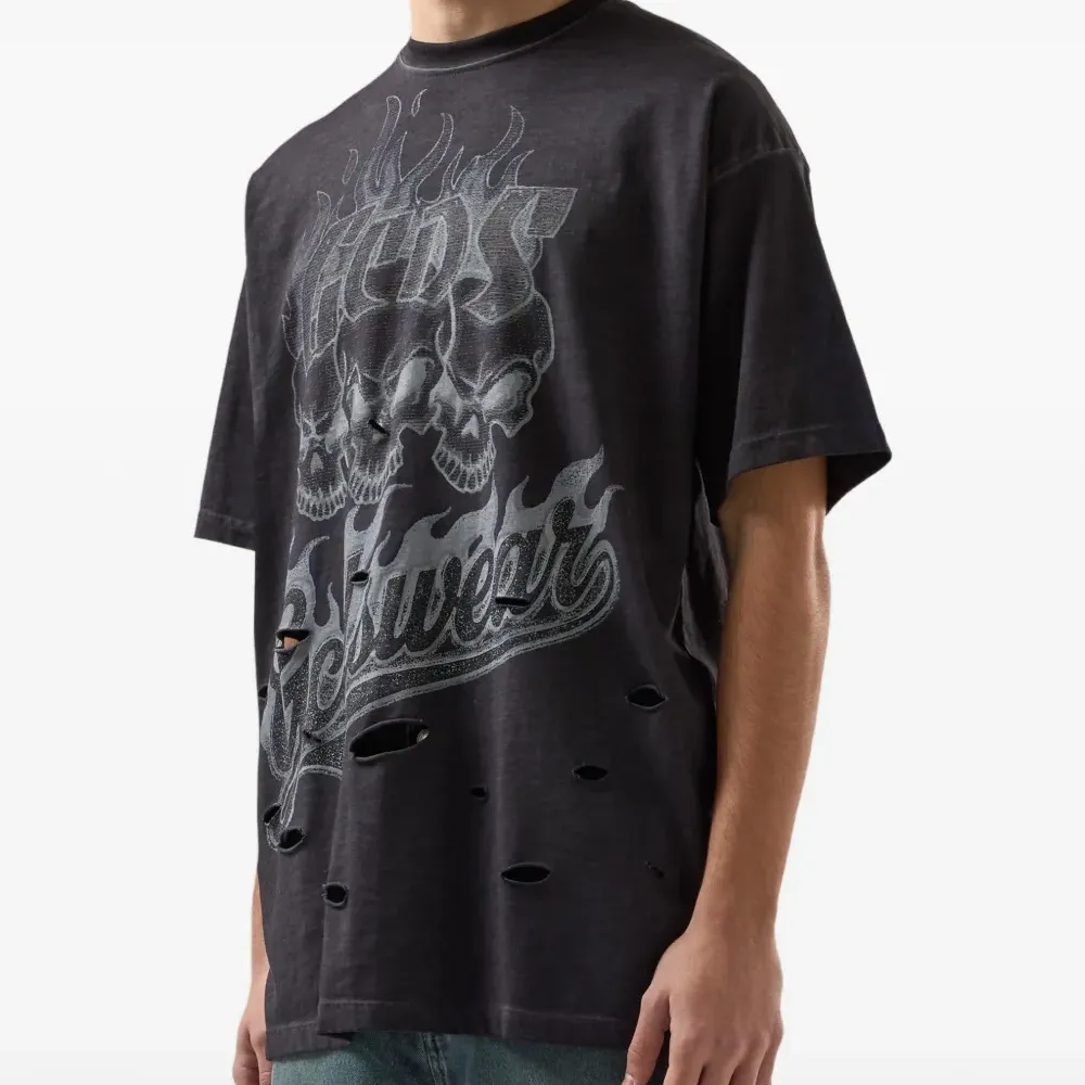 Футболка с принтом черепа