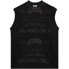 Топ без рукавов с принтом Топ без рукавов с принтом