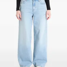 Бэгги джинсы с заниженной талией