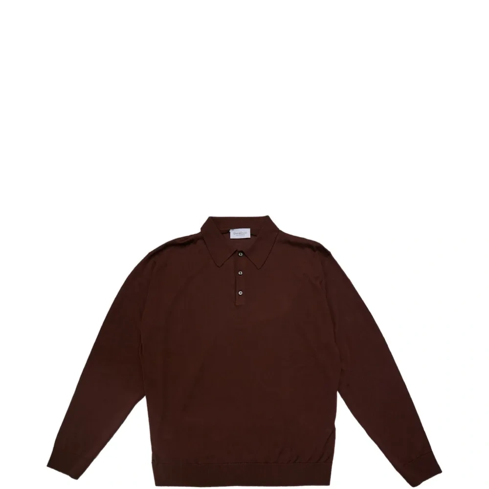 Поло с длинными рукавами