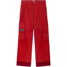 Кобальтовые брюки с накладными карманами Кобальтовые брюки с накладными карманами