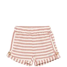 Шорты в полоску на пуговицах