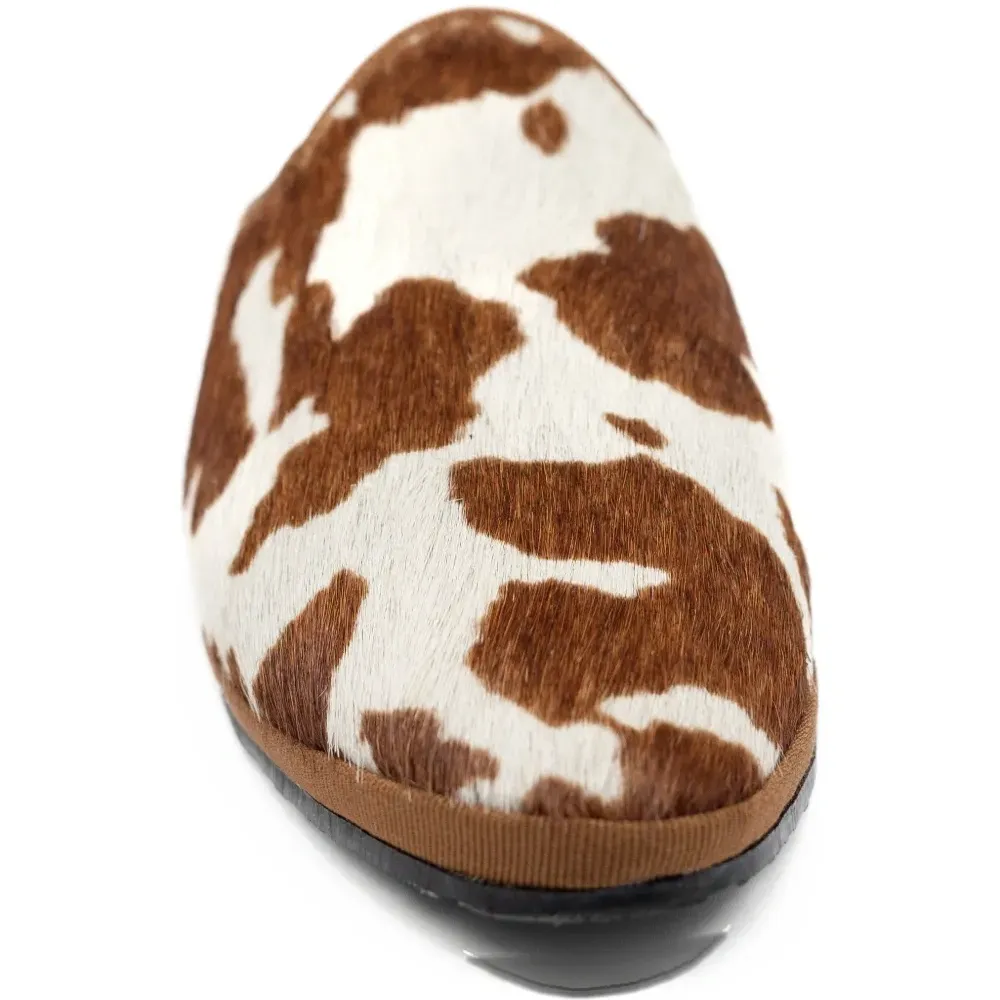 Мюли с коровьим принтом Rodeo