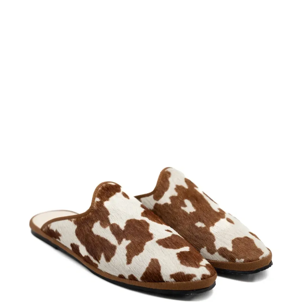 Мюли с коровьим принтом Rodeo