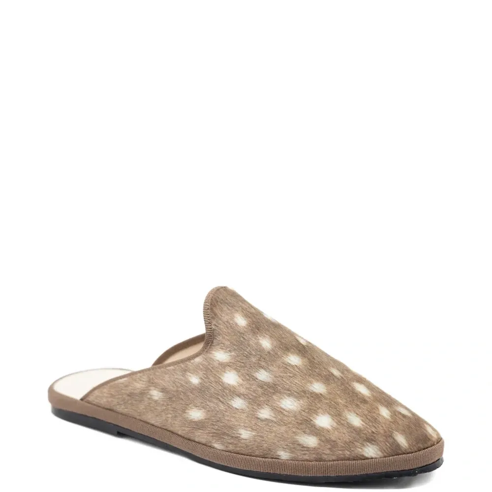 Мюли с принтом "олень"