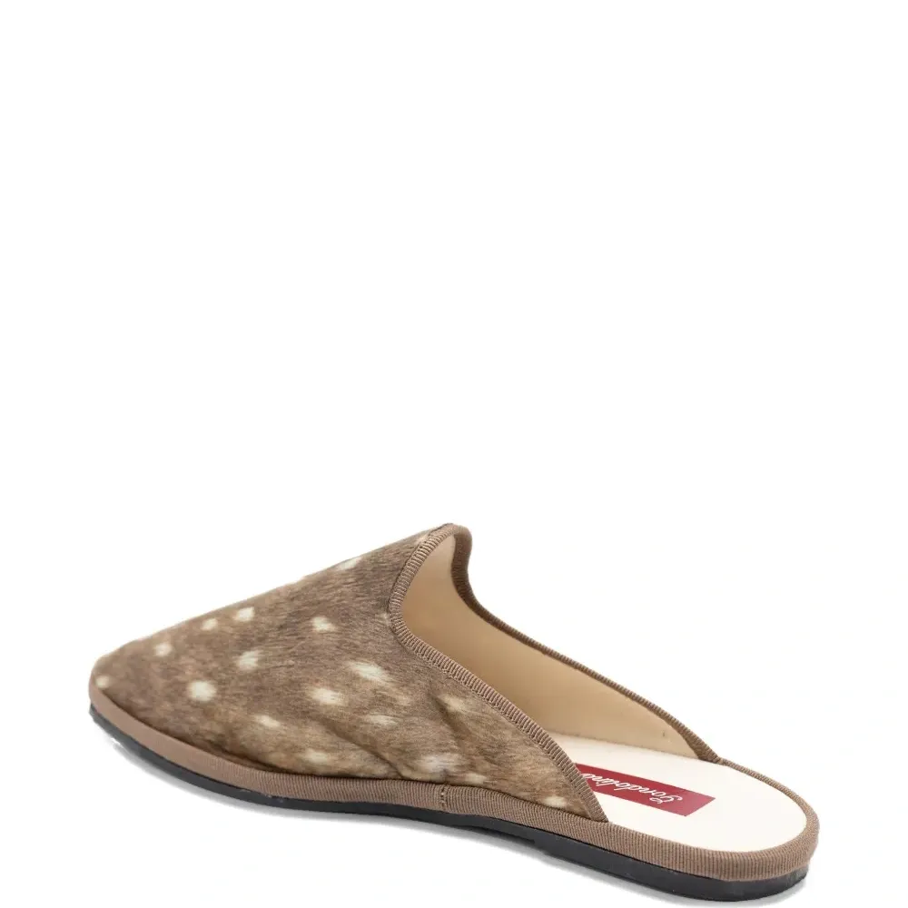 Мюли с принтом "олень"