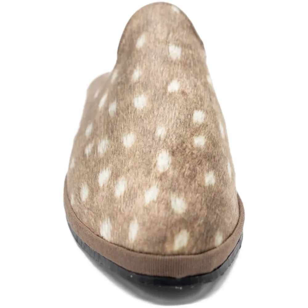 Мюли с принтом "олень"