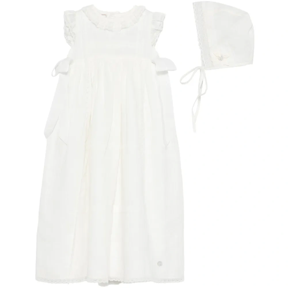 Кружевное платье с оборками (набор из двух)