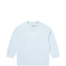 Свитшот с круглым вырезом и деталями с логотипом